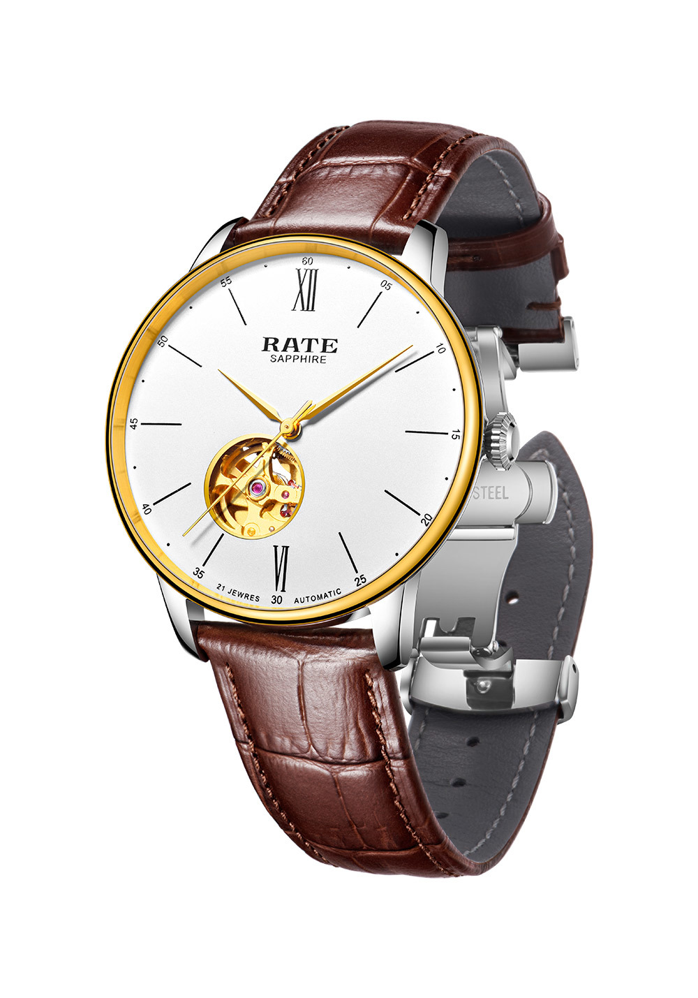 TR-1835G風(fēng)範系列男士機(jī)械表